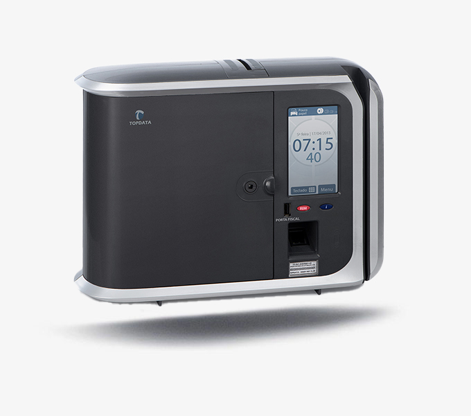Relógio de ponto TopData com coleta automática de marcações pelo PontoVix